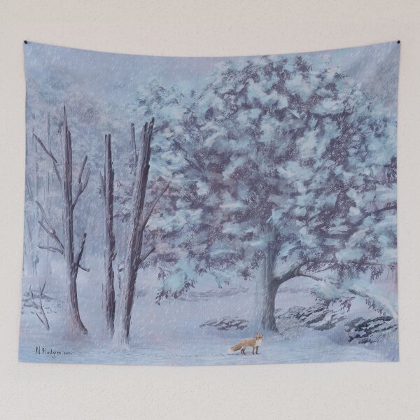 Item preview, Fox in the Snow designed and sold by Art of Neale Rundgren.