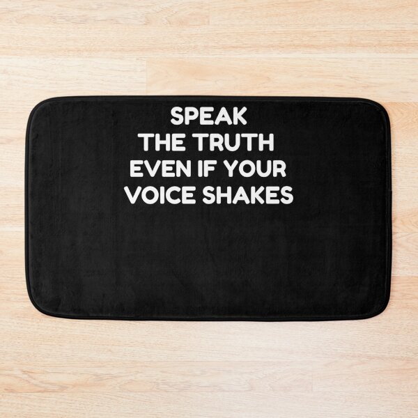 Item preview, Speak the Truth, Even If Your Voice Shakes – Inspirational Quote designed and sold by Magicalpallette.