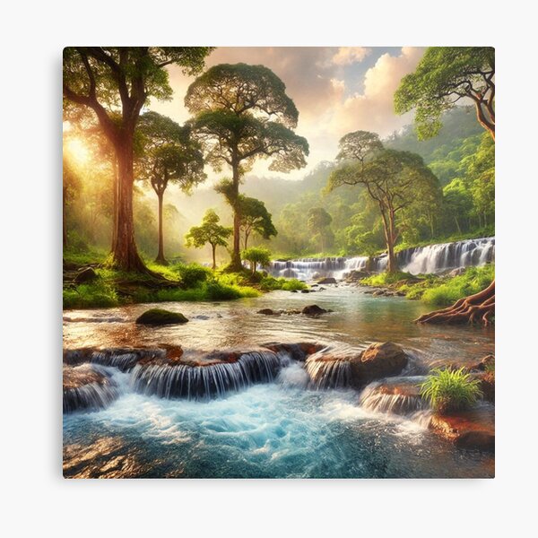 Item preview, Water stream in beautiful nature landscape V5 designed and sold by TheZyUzone.