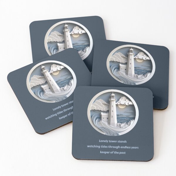 Item preview, Lighthouse haiku designed and sold by mi-kam.
