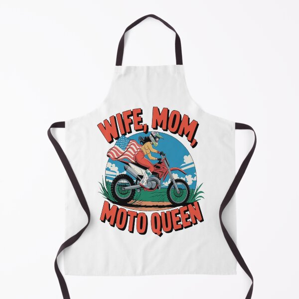 Item preview, Retro Dirt Bike Mom Tee - "Wife Mom Moto Queen" designed and sold by stickercuffs.