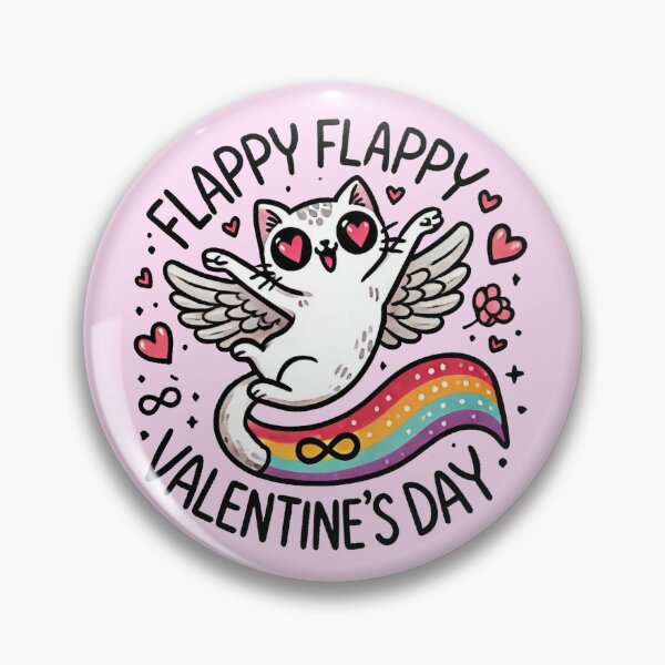 Item preview, Flappy Flappy Valentines Day designed and sold by Vkinsify.