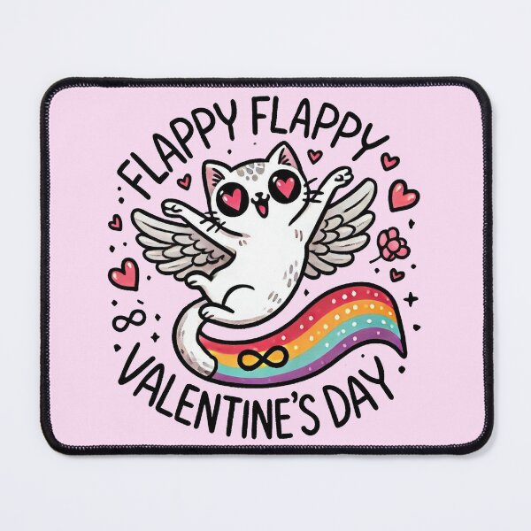 Item preview, Flappy Flappy Valentines Day designed and sold by Vkinsify.