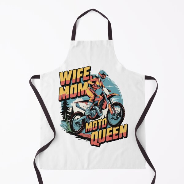 Item preview, Retro Dirt Bike Mom Tee - "Wife Mom Moto Queen" designed and sold by stickercuffs.