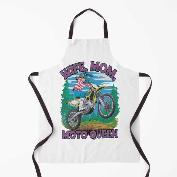 Item preview, Retro Dirt Bike Mom Tee - "Wife Mom Moto Queen" designed and sold by stickercuffs.