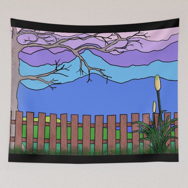 Item preview, Pastel Mountainous Landscape designed and sold by AnTartstudios.