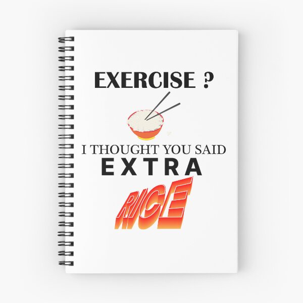 Item preview, Exercise ? I Thought You Said Extra Rice designed and sold by SAIDDIA.