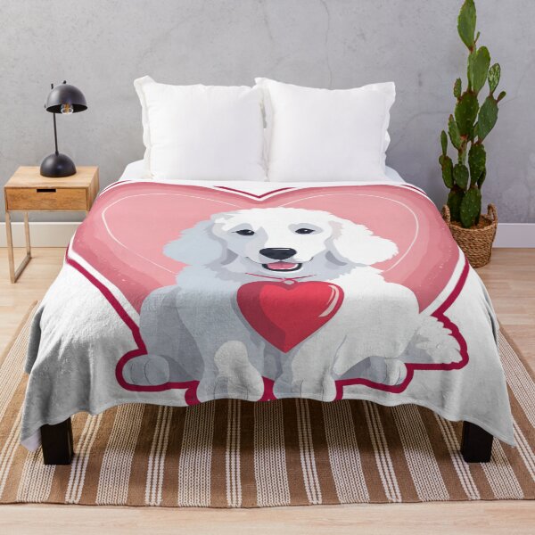 Item preview, Pure Love – Kuvasz Valentine’s Illustration designed and sold by GoodyPaws.