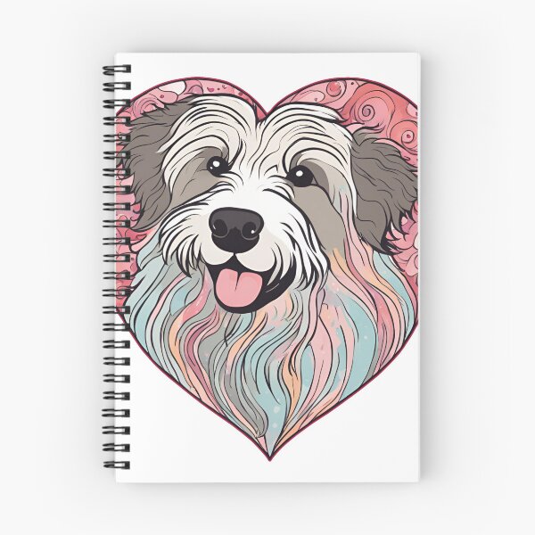 Item preview, Endless Devotion – Pyrenean Sheepdog Valentine’s Illustration designed and sold by GoodyPaws.