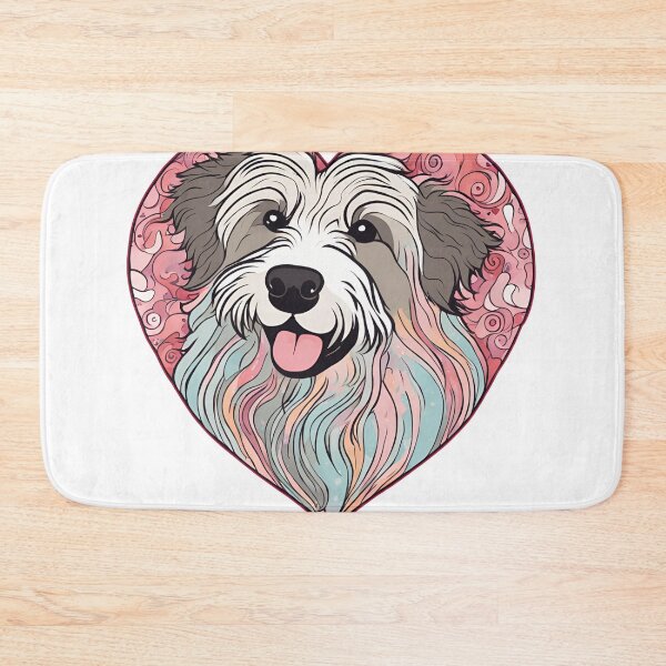 Item preview, Endless Devotion – Pyrenean Sheepdog Valentine’s Illustration designed and sold by GoodyPaws.
