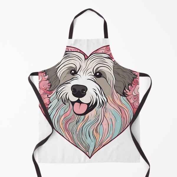 Item preview, Endless Devotion – Pyrenean Sheepdog Valentine’s Illustration designed and sold by GoodyPaws.