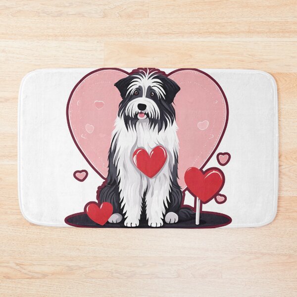 Item preview, Endless Devotion – Pyrenean Sheepdog Valentine’s Illustration designed and sold by GoodyPaws.