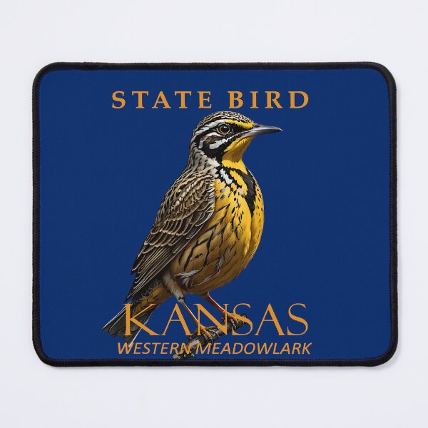 Item preview, Kansas Territory Bird The Western Meadowlark designed and sold by taiche.