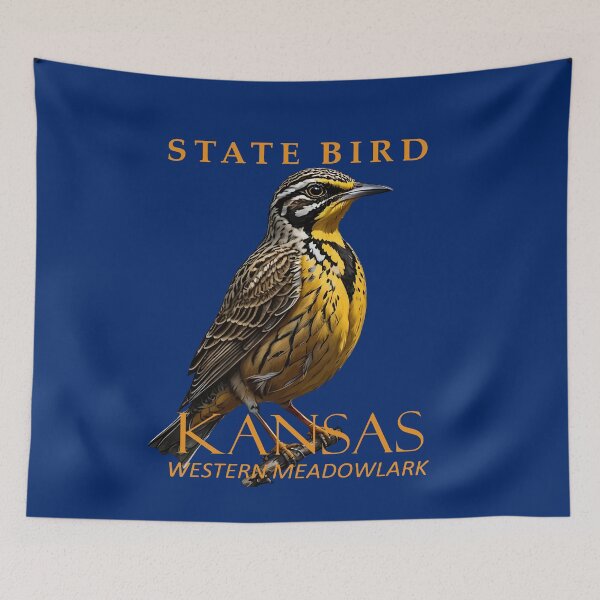 Item preview, Kansas Territory Bird The Western Meadowlark designed and sold by taiche.