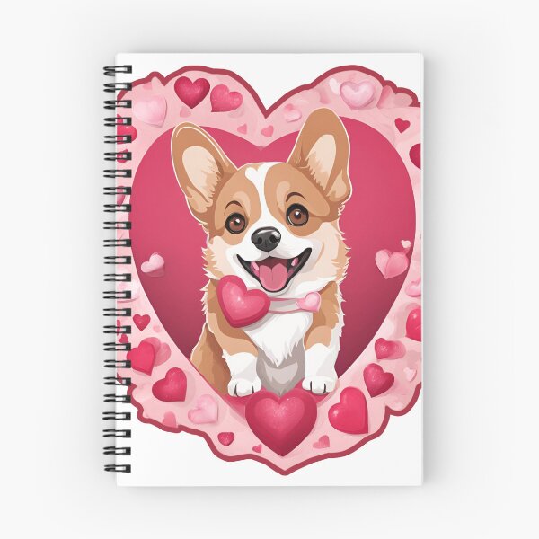 Item preview, Corgi Love – Welsh Corgi Valentine’s Illustration designed and sold by GoodyPaws.