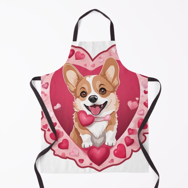 Item preview, Corgi Love – Welsh Corgi Valentine’s Illustration designed and sold by GoodyPaws.