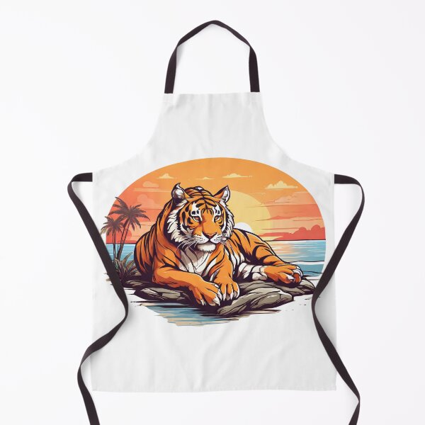 Item preview, cute stretching tiger designed and sold by Karaz's Animal Kingdom.