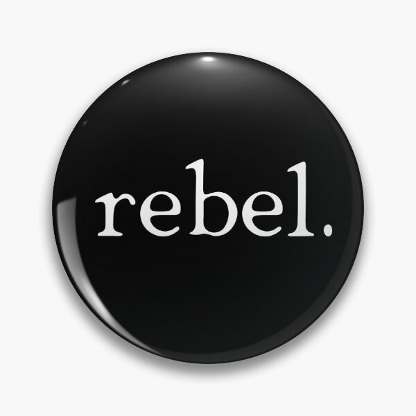 Item preview, rebel in white typeface with a dot designed and sold by deynaaz.