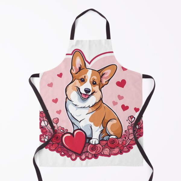 Item preview, Corgi Love – Welsh Corgi Valentine’s Illustration designed and sold by GoodyPaws.
