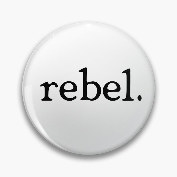 Item preview, rebel in black typeface with a dot designed and sold by deynaaz.