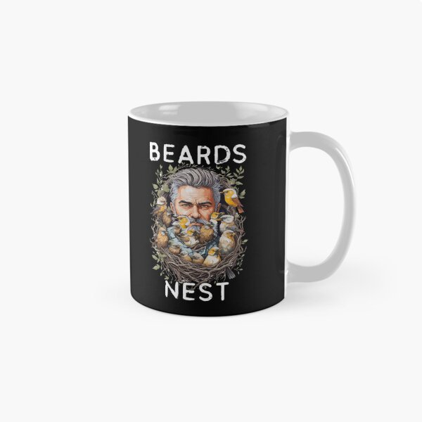 Item preview, Birds Nesting on Beard Funny Humor National No Beard Day designed and sold by Dressed For  Duty.