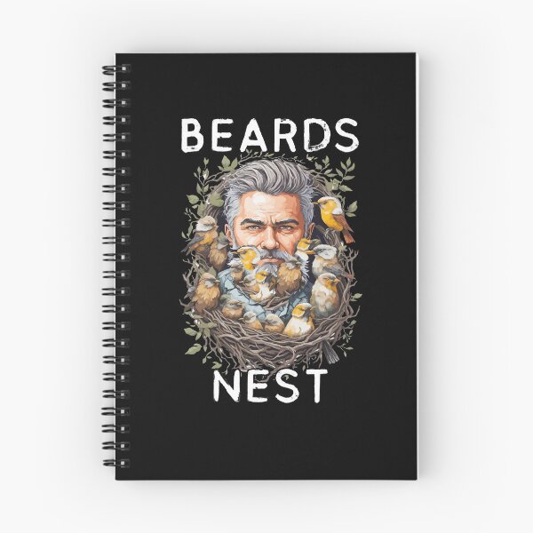 Item preview, Birds Nesting on Beard Funny Humor National No Beard Day designed and sold by Dressed For  Duty.
