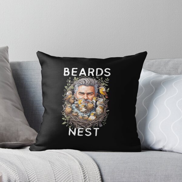 Item preview, Birds Nesting on Beard Funny Humor National No Beard Day designed and sold by Dressed For  Duty.
