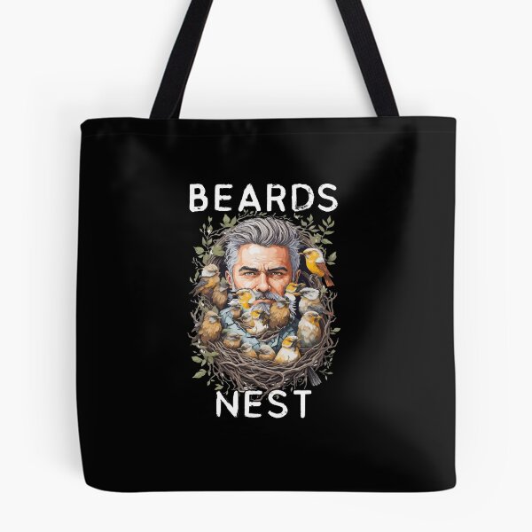 Item preview, Birds Nesting on Beard Funny Humor National No Beard Day designed and sold by Dressed For  Duty.