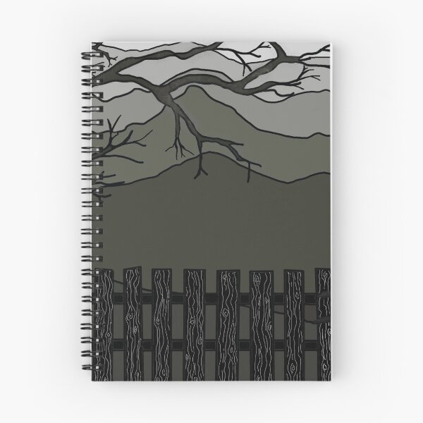 Item preview, Achromatic Mountainous Landscape designed and sold by AnTartstudios.