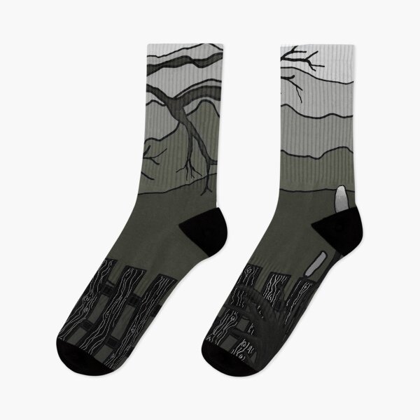 Item preview, Achromatic Mountainous Landscape designed and sold by AnTartstudios.