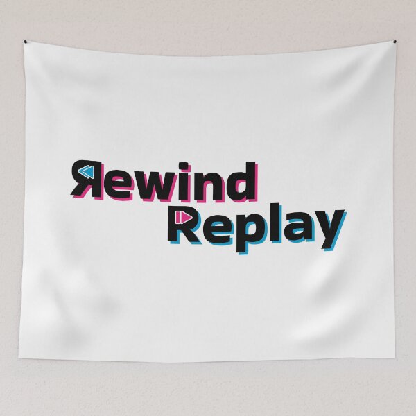 Item preview, Rewind Replay Logo design designed and sold by RewindReplayOz.