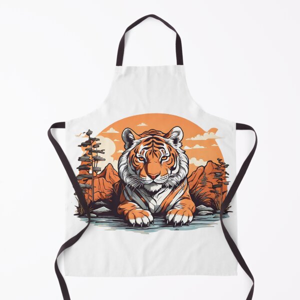 Item preview, cute tiger in american national park designed and sold by Karaz's Animal Kingdom.