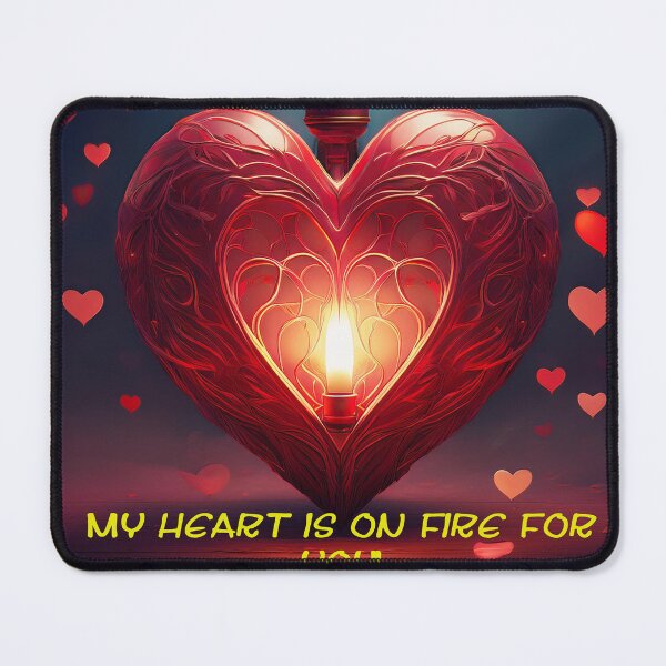 Item preview, My heart is on fire for you designed and sold by Photopat.