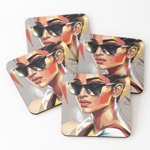 Item preview, Abstract Art Indian Woman designed and sold by PAPER&PEXELS.