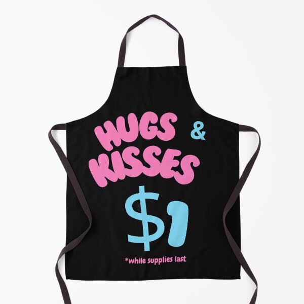 Item preview, Hugs and Kisses - Affordable Valentine's Day Black Print designed and sold by stxaris.