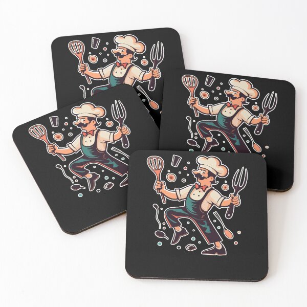 Item preview, Chef Dancing With Kitchen Cooking Utensils International Chefs Day designed and sold by Dressed For  Duty.