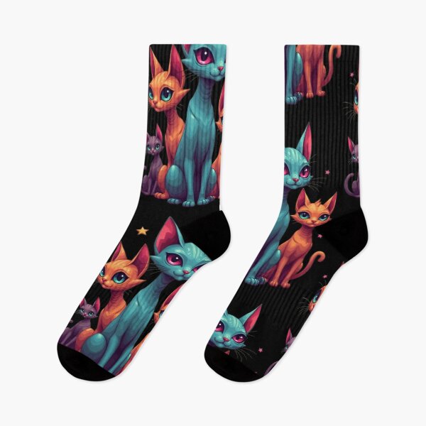 Item preview, VIBRANT FELINE QUARTET designed and sold by AvalonTshirts.