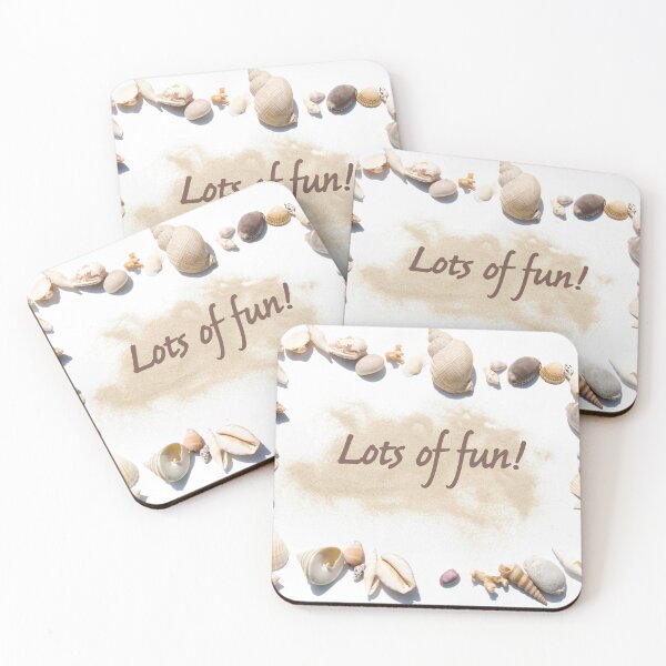 Item preview, Shells frame with sand and text designed and sold by Photopat.