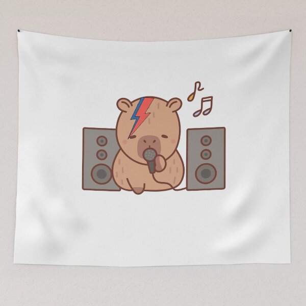 Item preview, CapyBowie designed and sold by Kindred & Thistle.