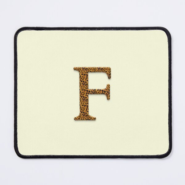 Item preview, Jaguar Fur Initial F designed and sold by kcandesigns.