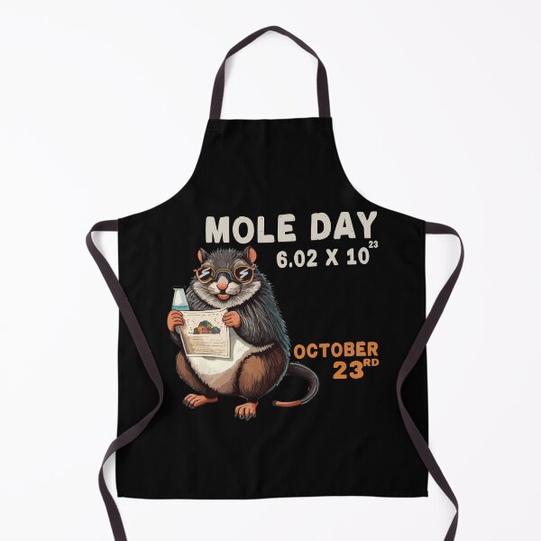 Item preview, 6.02 X 10 October Happy Mole Day Celebrate Science Chemists designed and sold by Dressed For Duty.