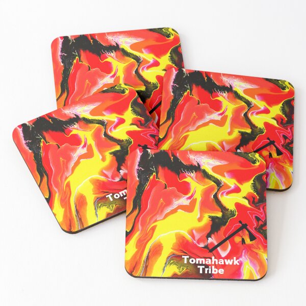 Item preview, Red & Yellow + Tomahawk - Team Colors - jdp-01-10-0003 designed and sold by ANomadDesigns.