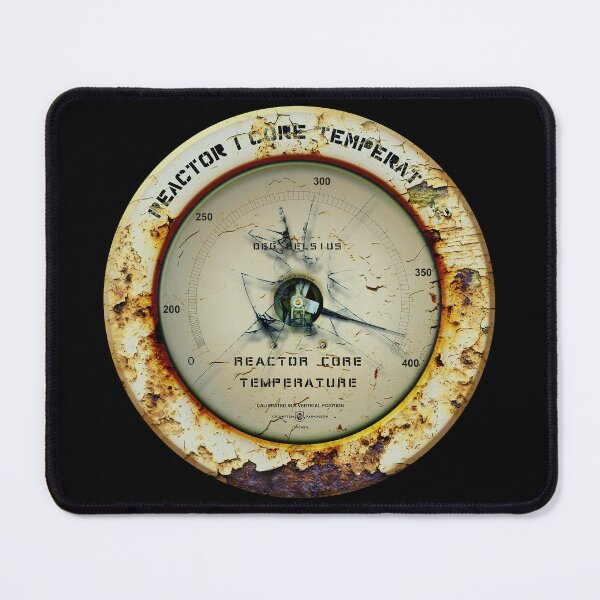 Item preview, Ageing And Damaged Nuclear Reactor Core Temperature Gauge designed and sold by Old Curiosity.