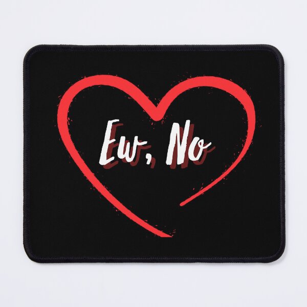 Item preview, Funny EW NO Anti Valentines Day Candy Heart Quote designed and sold by ZACK ART.