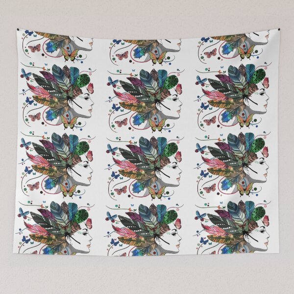 Item preview, Feather Girl designed and sold by Ravenbluff.