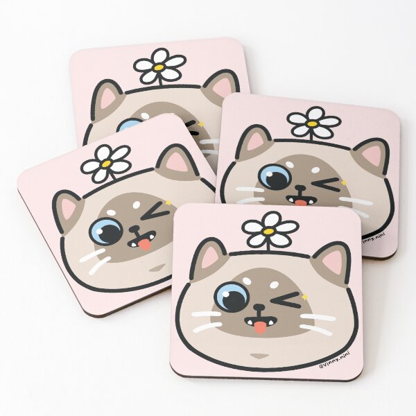 Item preview, Siamese Cat Winking  designed and sold by Vinnynini.