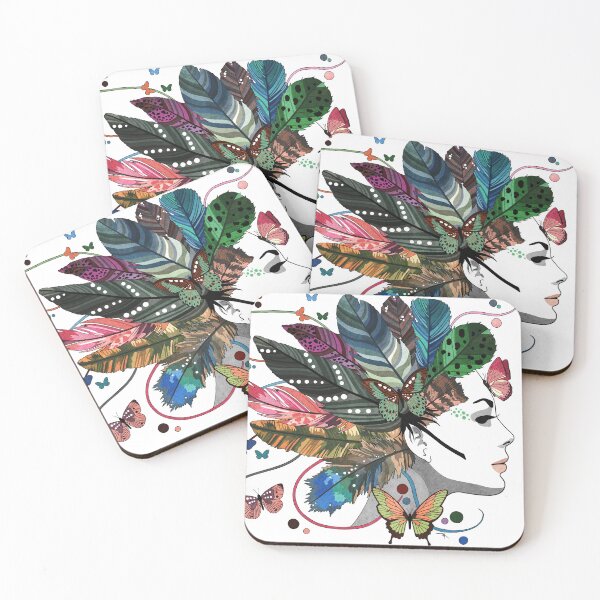 Item preview, Feather Girl designed and sold by Ravenbluff.