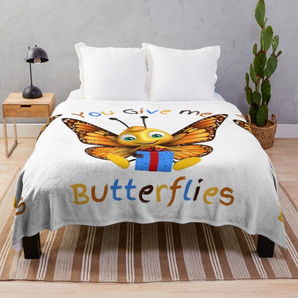 Item preview, You give me butterflies funny t-shirt designed and sold by Dazzling15.