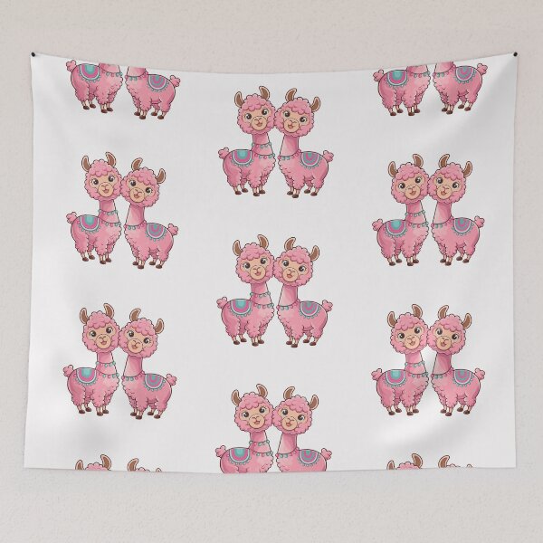 Item preview,  Hug Me and Kiss Me, Valentines Day, Llama Lovers, Be my Valentine, Hold Me Tight , XOXO designed and sold by KolorellaS.