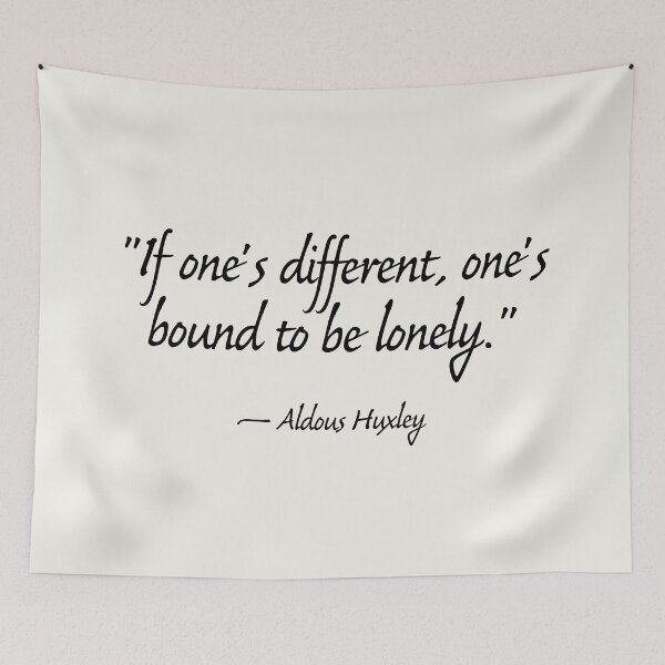 Item preview, If  one' s different one's bound to be lonely designed and sold by Photopat.